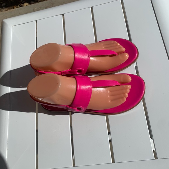 New Cole Hann Grandseries hot pink leather sandals size 6B - Picture 4 of 16
